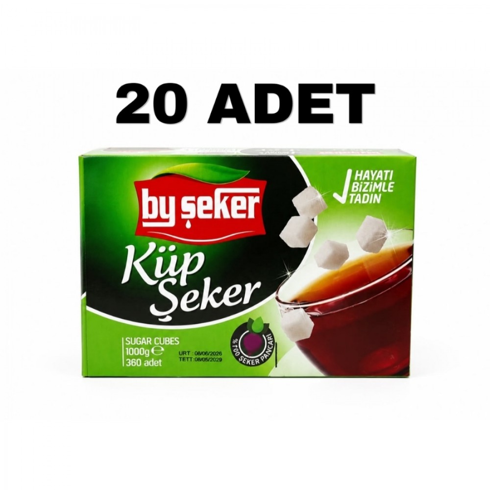 Küp Şeker 1Kg X 20Adet