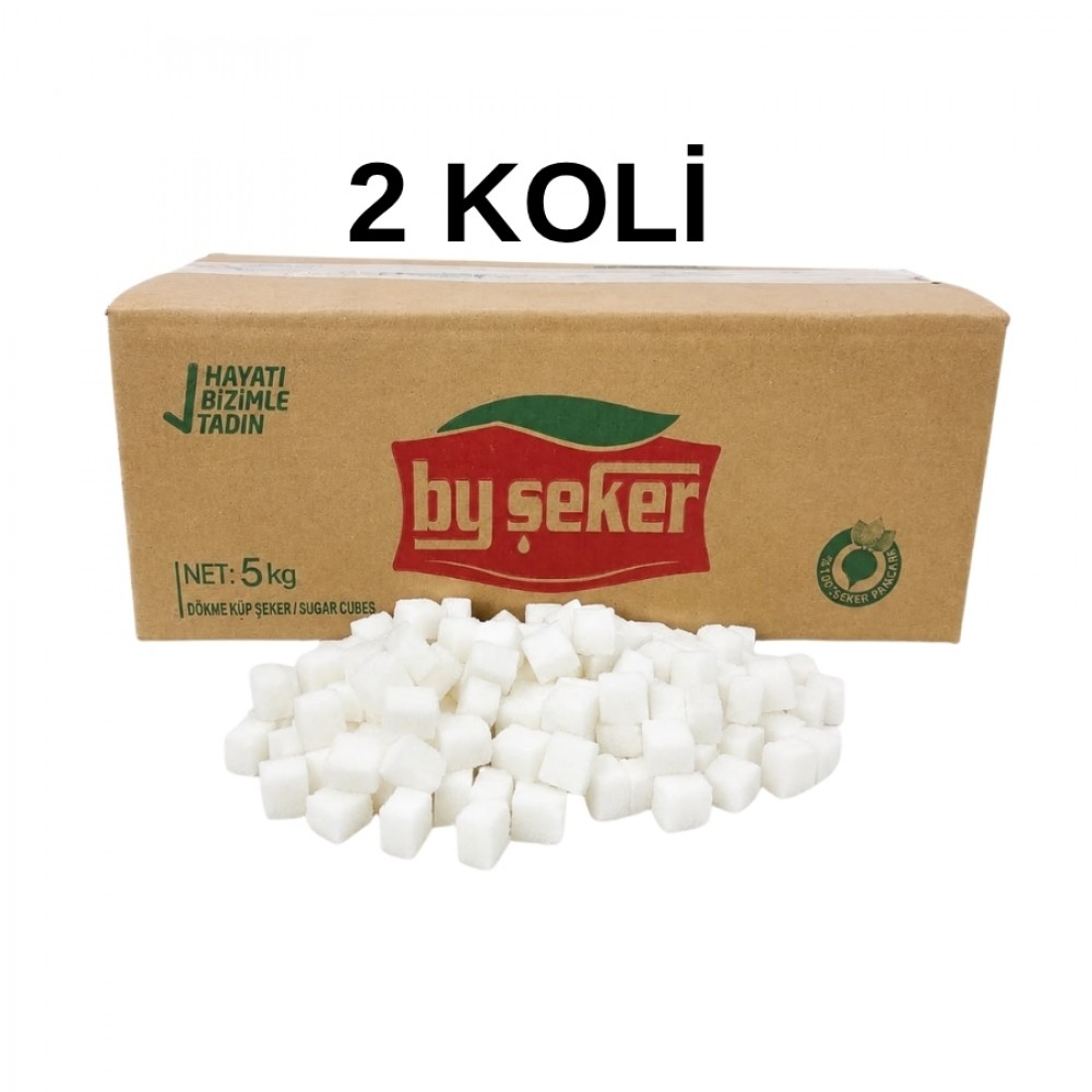 2 Koli Dökme Küp Şeker 5kg X2 (10KG)